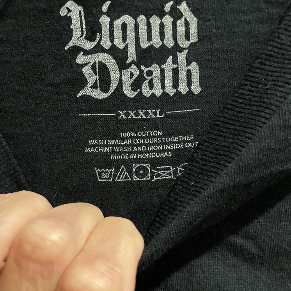 Metallica Liquid Death M72 World Tour Concert tee. Size 4XL. Murder your thirst - Picture 10 of 15